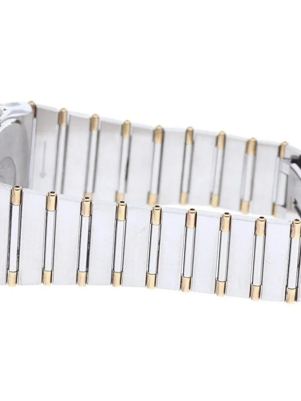 OMEGA Constellation YG bezel half bar gold Dial Quartz Men's Watch_968239